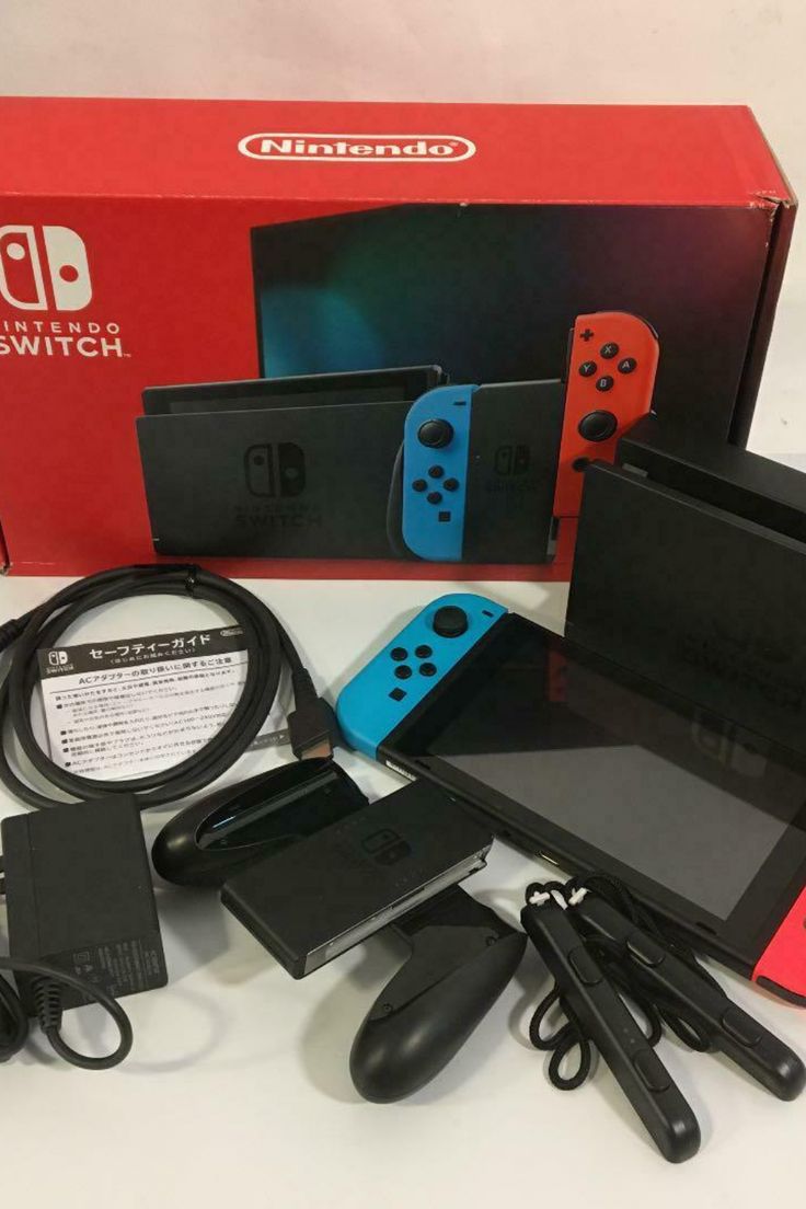 nintendo switch 32gb console accessory complete hac, had model used【excellent】